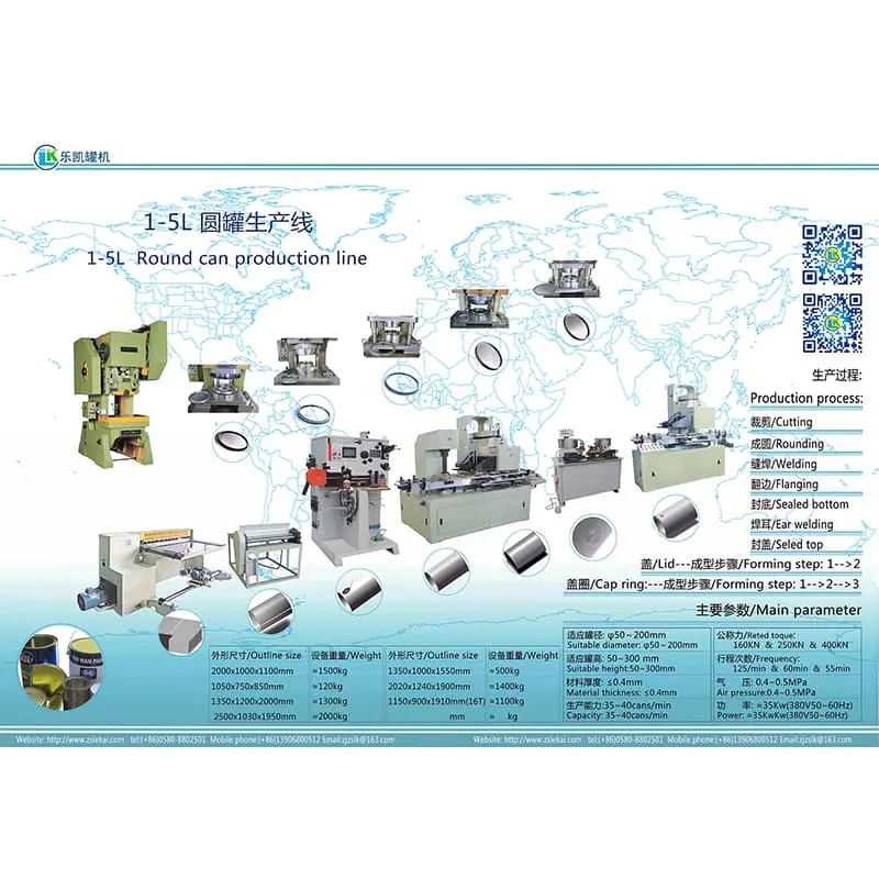 1-5L Round Can Production Line Picture Sample_a Configuration